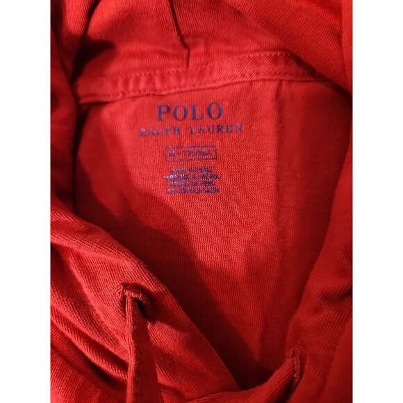 POLO RALPH LAUREN‎ Mens Pullover Long Sleeve Hoodie Hoody Tee Shirt Size Medium - Picture 3 of 6